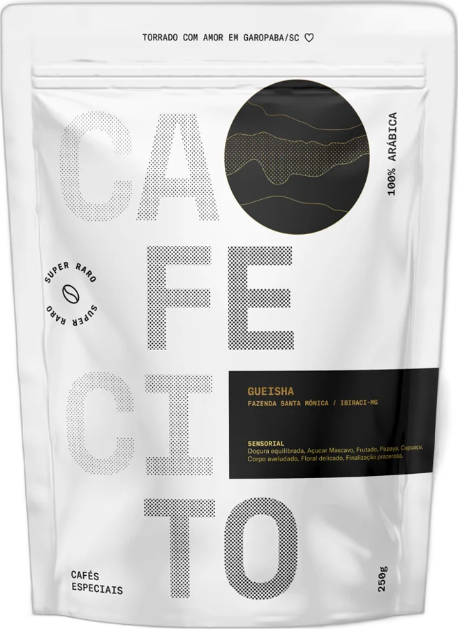 Pacote do café Gueisha 49B