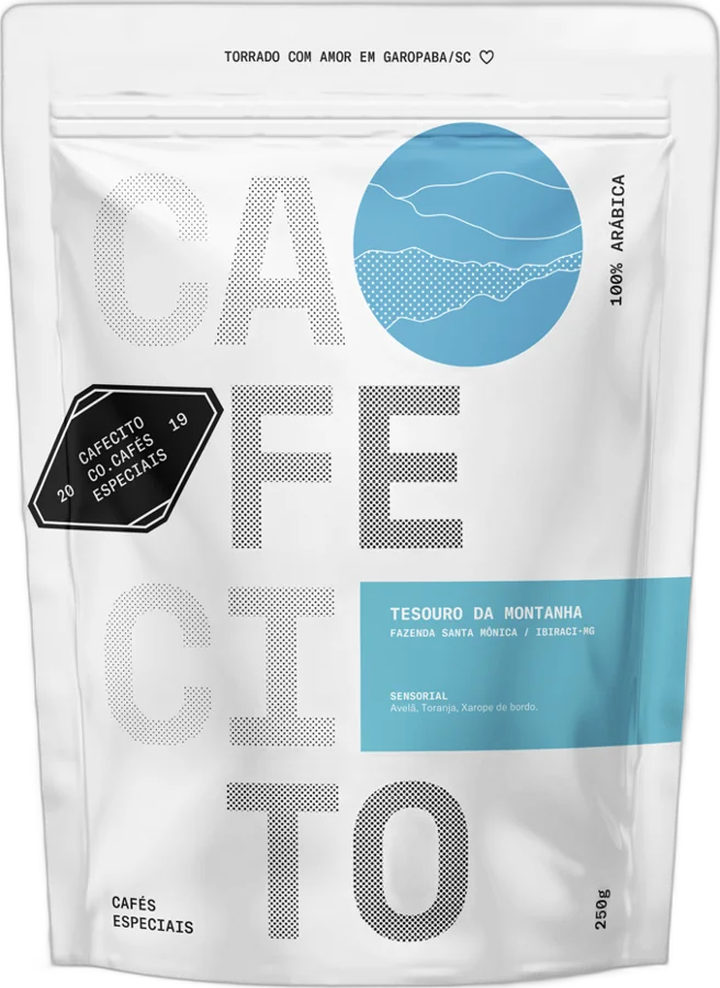 Pacote do café Tesouro Da Montanha